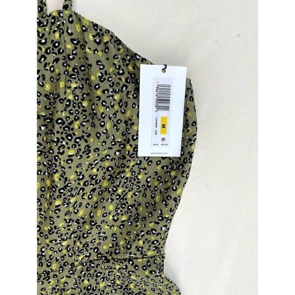 ‎Calvin Klein A-Line Short Dress M Leopard-Print - Picture 8 of 12